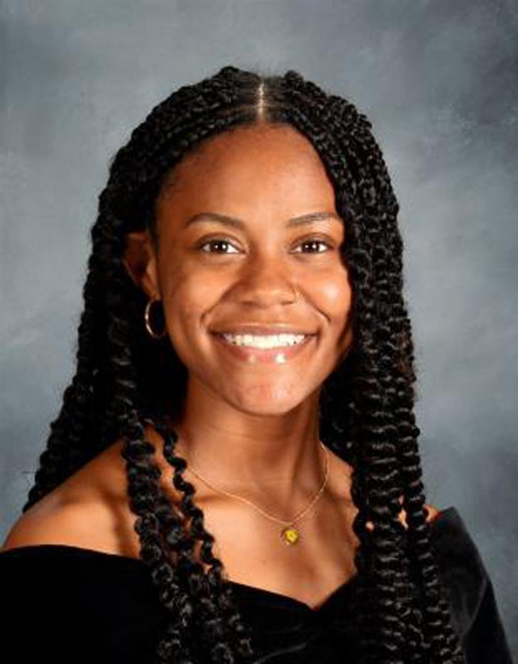 Highland School of Technology senior Ajhinae Brooks received a full-tuition scholarship to Rice University through the QuestBridge program.